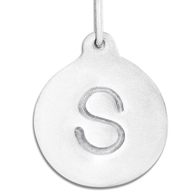 "S" Alphabet Charm Jewelry Helen Ficalora Sterling Silver For Necklaces And Bracelets