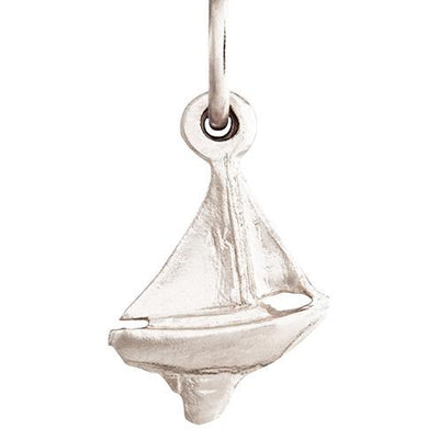 Sailboat Mini Charm Jewelry Helen Ficalora 14k White Gold