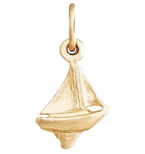 Sailboat Mini Charm Jewelry Helen Ficalora 14k Yellow Gold