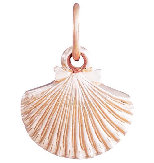Scallop Shell Mini Charm Jewelry Helen Ficalora 14k Pink Gold