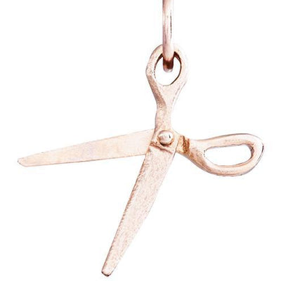Scissor Mini Charm Jewelry Helen Ficalora 14k Pink Gold