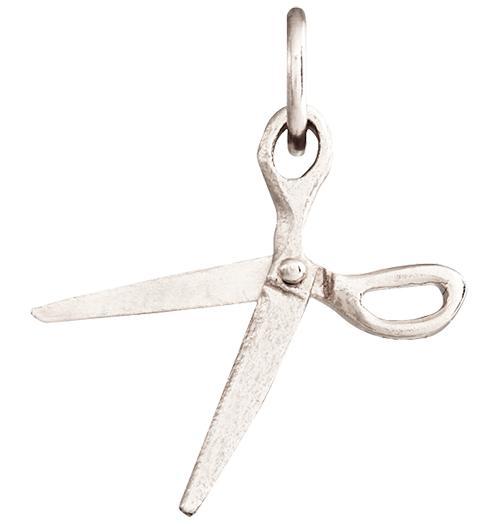 Scissor Mini Charm Jewelry Helen Ficalora 14k White Gold