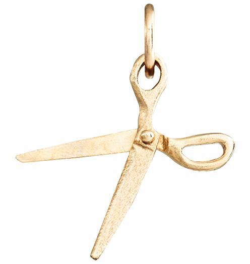 Scissor Mini Charm Jewelry Helen Ficalora 14k Yellow Gold