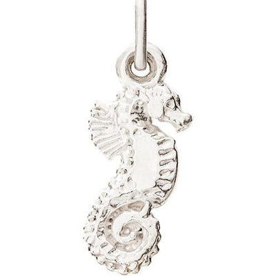 Seahorse Mini Charm Jewelry Helen Ficalora 14k White Gold