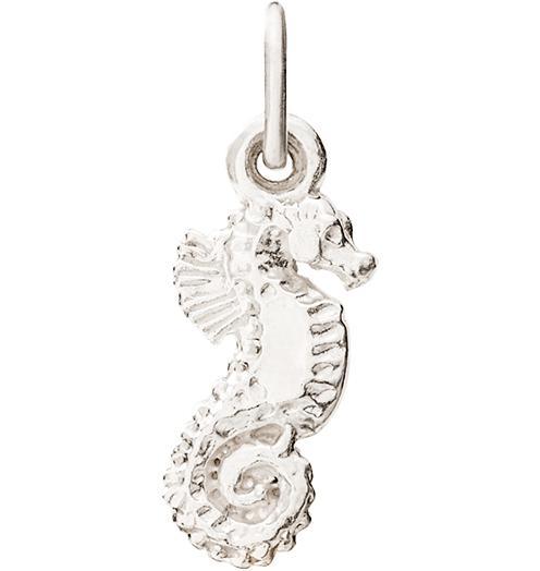 Seahorse Mini Charm Jewelry Helen Ficalora 14k White Gold
