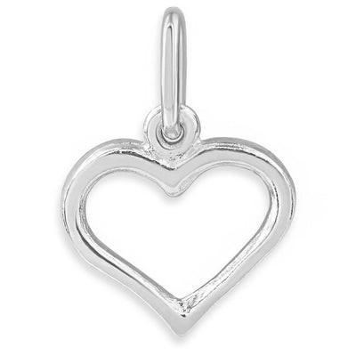 Helen Ficalora Gold Open Heart Charm