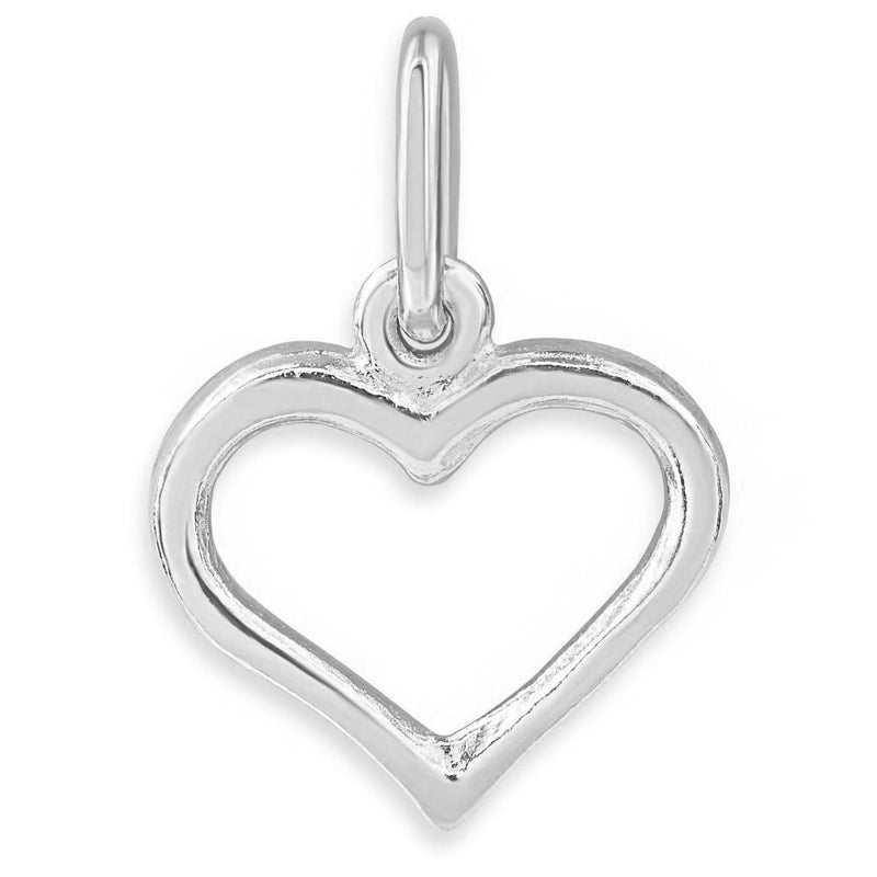 Helen Ficalora Gold Open Heart Charm