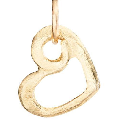 Small Heart Smushie Charm Jewelry Helen Ficalora 14k Yellow Gold