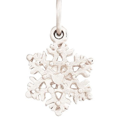 Snowflake Mini Charm Jewelry Helen Ficalora 14k White Gold