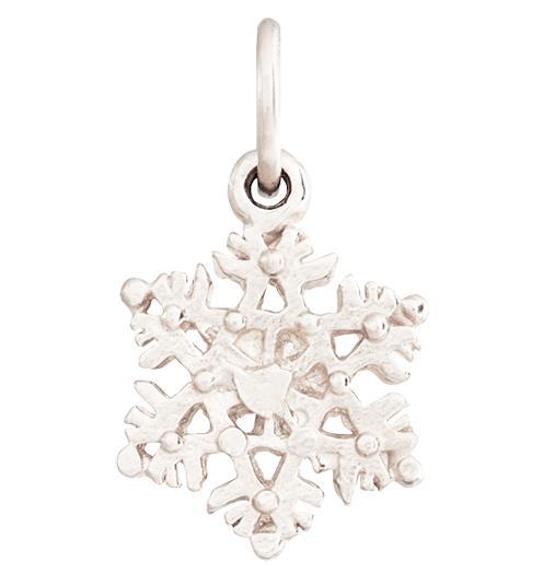 Snowflake Mini Charm Jewelry Helen Ficalora 14k White Gold