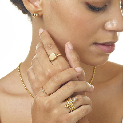 Snake Ring Jewelry Helen Ficalora 14k Yellow