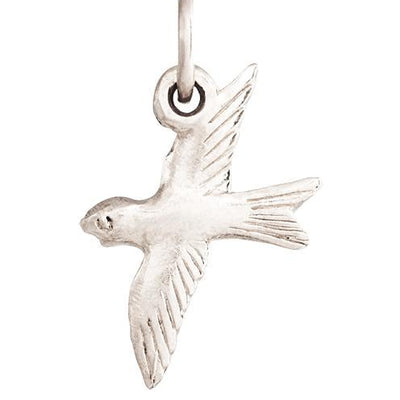 Swallow Mini Charm Jewelry Helen Ficalora 14k White Gold