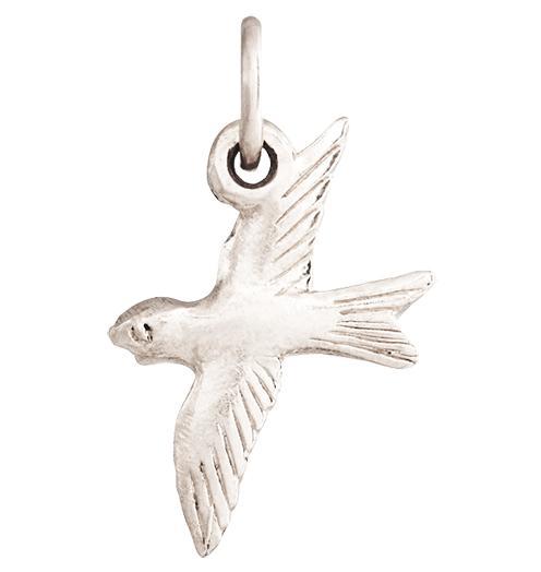 Swallow Mini Charm Jewelry Helen Ficalora 14k White Gold