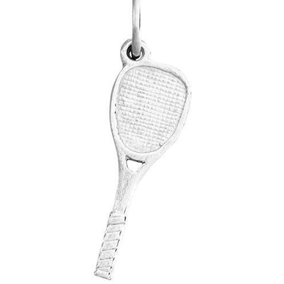 Tennis Racquet Mini Charm Jewelry Helen Ficalora Sterling Silver 