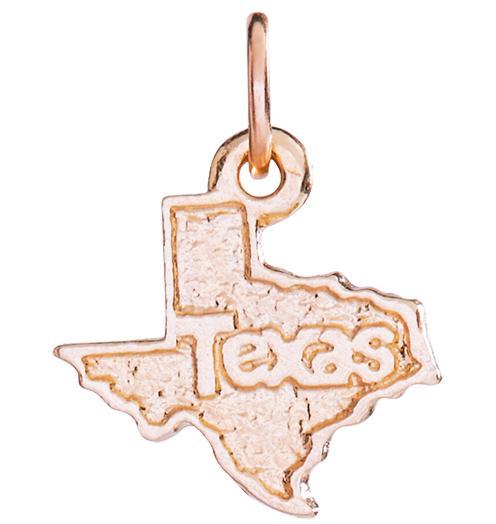 Texas Mini Charm Jewelry Helen Ficalora 14k Pink Gold