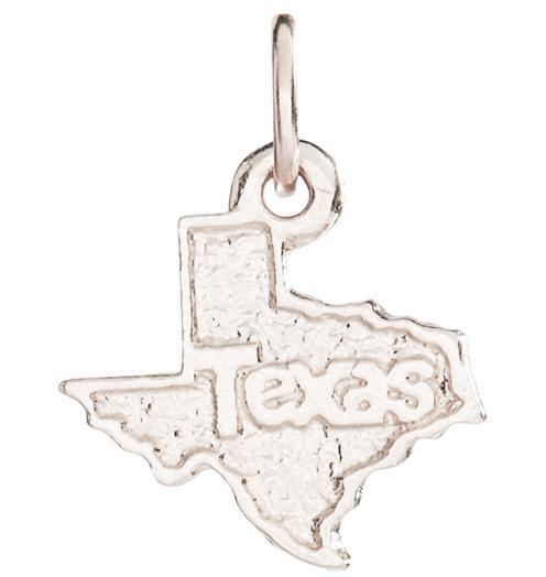 Texas Mini Charm Jewelry Helen Ficalora 14k White Gold