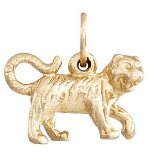 Helen Ficalora 14K Yellow Gold Tiger Charm 