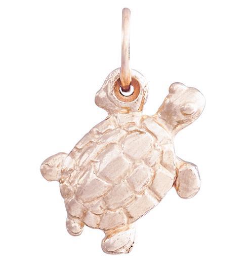 Turtle Mini Charm Jewelry Helen Ficalora 14k Pink Gold