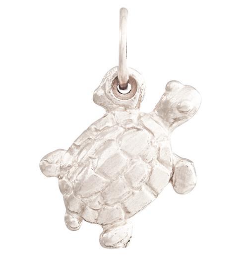 Turtle Mini Charm Jewelry Helen Ficalora 14k White Gold