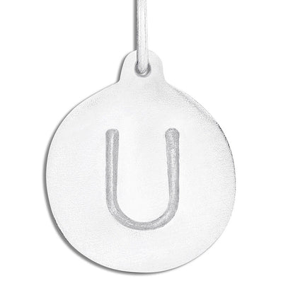 "U" Alphabet Charm Jewelry Helen Ficalora Sterling Silver For Necklaces And Bracelets