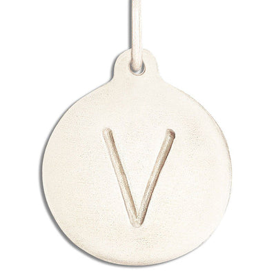 "V" Alphabet Charm Jewelry Helen Ficalora 14k White Gold For Necklaces And Bracelets
