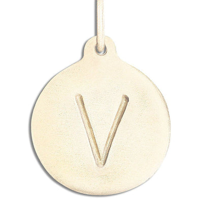 "V" Alphabet Charm Jewelry Helen Ficalora 14k Yellow Gold For Necklaces And Bracelets
