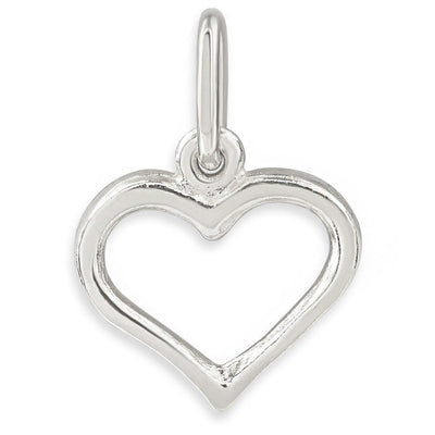 Helen Ficalora Gold Open Heart Charm
