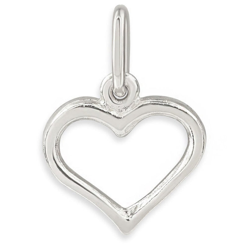 Helen Ficalora Gold Open Heart Charm