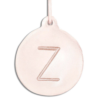 "Z" Alphabet Charm Jewelry Helen Ficalora 14k Pink Gold For Necklaces And Bracelets