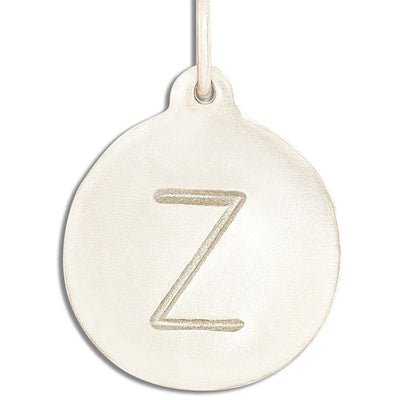 "Z" Alphabet Charm Jewelry Helen Ficalora 14k White Gold For Necklaces And Bracelets