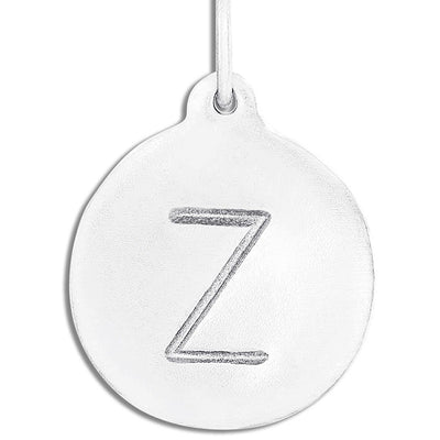 "Z" Alphabet Charm Jewelry Helen Ficalora Sterling Silver For Necklaces And Bracelets